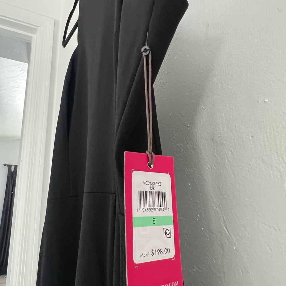 Black long dress. New